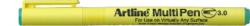 Artline Marker universal ARTLINE Multi Pen, varf tesit 3.0mm - verde pastel (EMP-3-PGR)