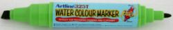 Artline Watercolor marker ARTLINE 325T, doua capete - varf rotund 2.0mm/tesit 5.0mm - vernil (EK-325T-YGR)