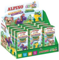 ALPINO Display plastilina fluorescenta, 12 x 150gr. /display, ALPINO - 6 culori asortate (MS-DP000918FL) - viamond