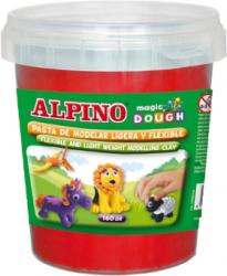 ALPINO Plastilina magica, 160 grame/cutie, ALPINO - rosie (MS-DP000146)