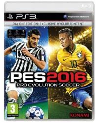 Konami PES 2016 Pro Evolution Soccer [Day One Edition] (PS3)