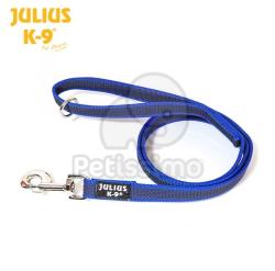 Julius-K9 Super Grip lesă cauciucată, albastru 1, 2 m/20 mm, cerc O 1, 2 m