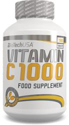 BioTechUSA Vitamin C 1000 Rose Hips tabletta 100 db