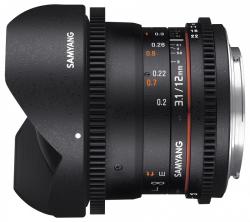 Samyang 12mm T3.1 VDSLR ED AS NCS Fish-eye (Sony A) (F1312105101)