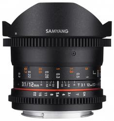 Samyang 12mm T3.1 VDSLR ED AS NCS Fish-eye (Pentax) (F1312104101) Obiectiv aparat foto