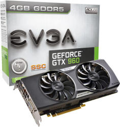 EVGA GeForce GTX 960 4GB SuperSC ACX 2.0+ 4GB GDDR5 128bit (04G-P4-3967-KR)