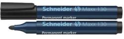 Schneider MARKER PERMANENT SCHNEIDER MAXX 130 NEGRU, varf rotund 1-3 mm, 400 buc/set (2926negru/SKU) - viamond