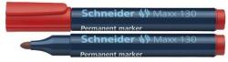 Schneider MARKER PERMANENT SCHNEIDER MAXX 130 ROSU, varf rotund 1-3 mm, 50 buc/set (2926rosu/SKU) - viamond