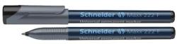Schneider MARKER PERMANENT OHP SCHNEIDER MAXX 222F NEGRU, 0, 7 mm, 100 buc/set (2355negru/SKU) - viamond