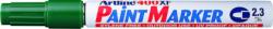 Artline Marker cu vopsea ARTLINE 400XF, corp metalic, varf rotund 2.3mm - verde (EK-400XF-GR) - viamond