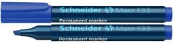 Schneider Permanent marker SCHNEIDER Maxx 133, varf tesit 1+4mm - albastru (S-113303) - viamond