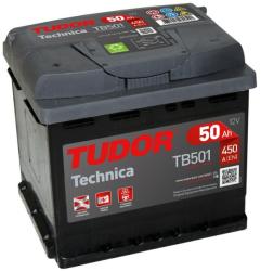 Tudor Technica 50Ah EN 450A - right+ (TB501)