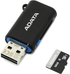 ADATA microSDXC 64GB C10 +Reader AUSDX64GUICL10-ROTGMBK