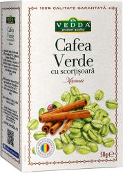 VEDDA Cafea verde macinata cu scortisoara 50 g