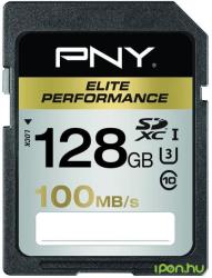 PNY Elite Performance SDXC 128GB Class 10 UHS-III SD128ELIPER-EF