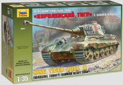 Zvezda Turret King Tiger Ausf. B 1:35 (3601)