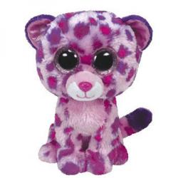 Ty Beanie Boos: Glamour - Baby leopard mov-roz 15cm (TY36085)