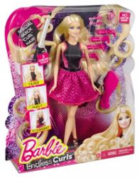 Mattel Endless Curls - Barbie cu par carliontat si cu accesorii (BMC01)
