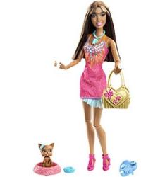 Mattel Barbie Fashionistas - Nikky cu catelusul ei (X2281)