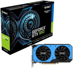 Palit GeForce GTX 950 StormX Dual OC 2GB GDDR5 128bit (NE5X950S1041-2063F)