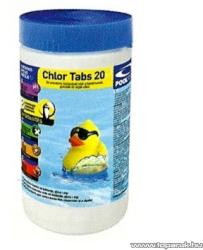 Pontaqua PoolTrend / PontAqua CHLOR TABS 20 (tisztaklór) medence fertőtlenítő tabletta, klóros, 1 kg (50 db tabletta)