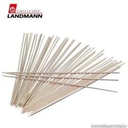 Landmann 0245 Bambuszból készült prémium hosszú saslikpálca, fa nyárs, 30 cm-es