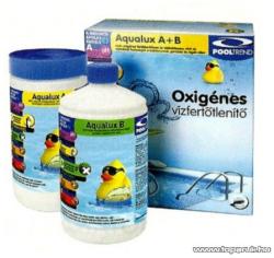 Pontaqua PoolTrend / PontAqua AQUALUX A+B kétkomponensű, klórmentes medence fertőtlenítő szett, 1 kg + 1 l