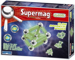 Supermag Classic fluoreszkálós mágneses elemek - 35db