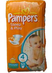 Pampers Sleep & Play 4 Maxi 8-14 kg 50 db