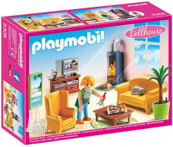 Playmobil Dollhouse - Nappali kandallóval (5308)