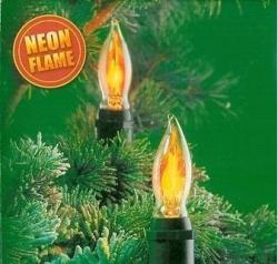DekorTrend NORTEX Flame Lights meleg fehér gyertya láng füzér 10 db (KMN 013)