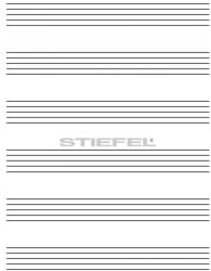 Stiefel Zenei ötvonalas írótabló