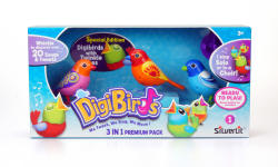 Silverlit DigiBirds - Set tre pasari interactive (88028-1)