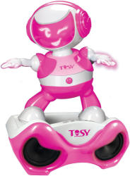 TOSY Disco Robo: Ruby - Robotel dansator roz cu stand (TDV106-3)