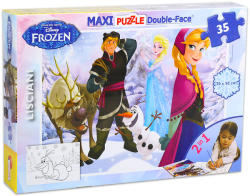 Lisciani Maxi Puzzle - Disney Jégvarázs 35 db-os kétoldalas színezhető puzzle (46867)