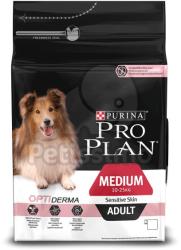 PRO PLAN OptiDerma Adult Medium Sensitive Skin Salmon 3 kg