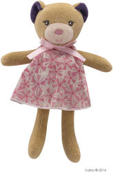 Kaloo Petite Rose Mini Dolls - Puha maci szoknyában, ajándékdobozban 12cm