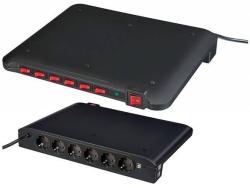 brennenstuhl 6 Plug + 4 USB 2 m Switch (141817)