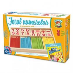 D-Toys Jocul Numerelor - Joc educativ din lemn (71729)