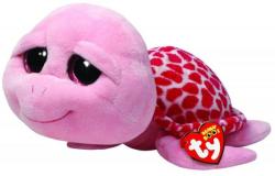 Ty Beanie Boos: Shellby - Baby testoasa roz 24cm (TY36990)