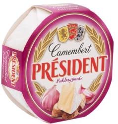 PRÉSIDENT Fokhagymás Camembert Sajt 120 g