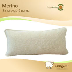 Bio-Textima Lineanatura Merino birka gyapjúpárna 80x40 cm 600 g