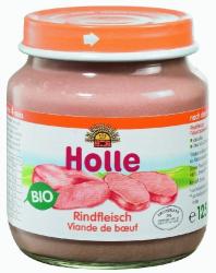 Holle Bio marhahúsos bébiétel 4 hónapos kortól - 125g