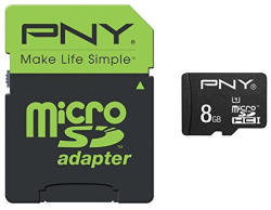 PNY microSDHC Performance 8 GB UHS-I (SDU8GBPER50-EF)