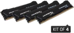 Kingston HyperX Savage 16GB (4x4GB) DDR4 2400MHz HX424C12SB2K4/16