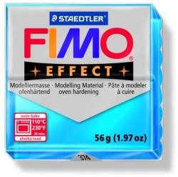 FIMO Effect égethető gyurma - Áttetsző kék - 56 g (FM8020374)