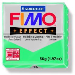 FIMO Effect égethető gyurma - Áttetsző zöld - 56 g (FM8020504)