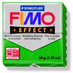 FIMO Effect égethető gyurma - Csillámos zöld - 56 g (FM8020502)