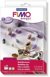 FIMO Soft Material Pack égethető gyurma készlet - Fényes színek 6x57 g (FM802306)