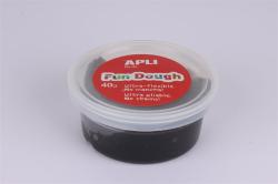 APLI Fun Dough - Fekete gyurma - 40 g (LCA13769)